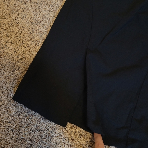 Theory Womens Black Midi Pencil Skirt Size 2 - Picture 4 of 5